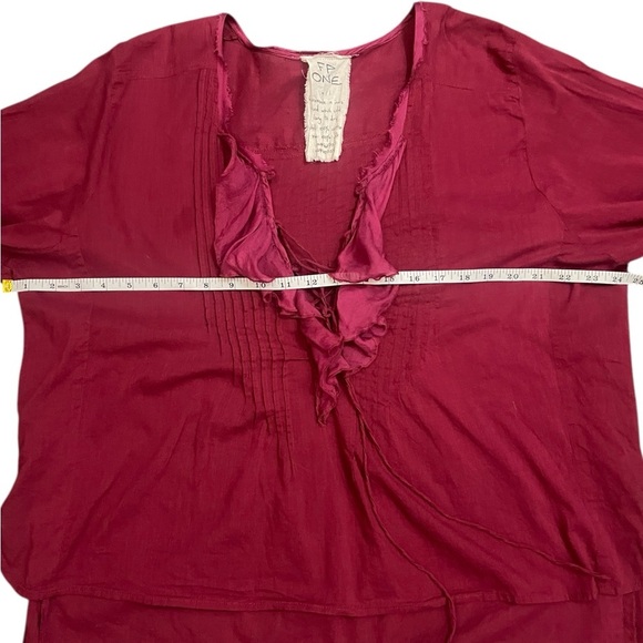 Free People FP ONE Boho Lightweight Flowy Top Size Medium - Picture 5 of 9